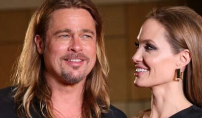 Brad Pitt and Anjelina Jolie before their break up and custody battle